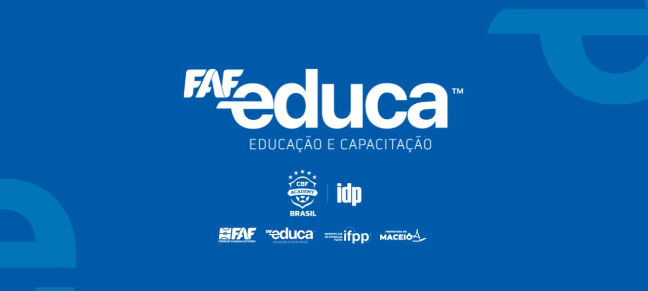 FAF educa: Workshop de Análise de Desempenho no Futebol, em parceria com a CBF Academy/IDP