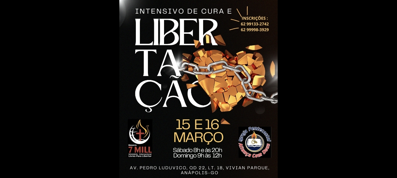 INTENSIVO DE CURA E LIBERTAÇÃO