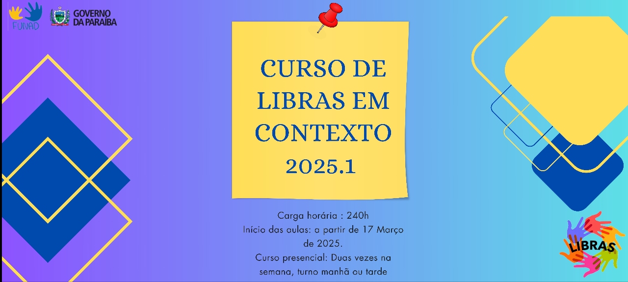 CURSO DE LIBRAS EM CONTEXTO