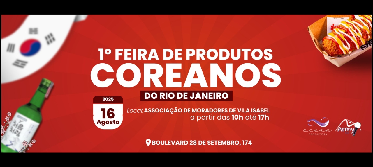 1ª FEIRA DE PRODUTOS COREANOS DO RIO!