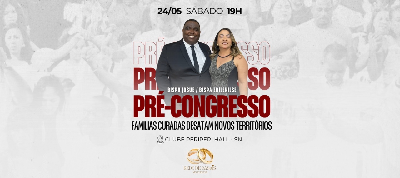 PRÉ CONGRESSO DE FAMÍLIA
