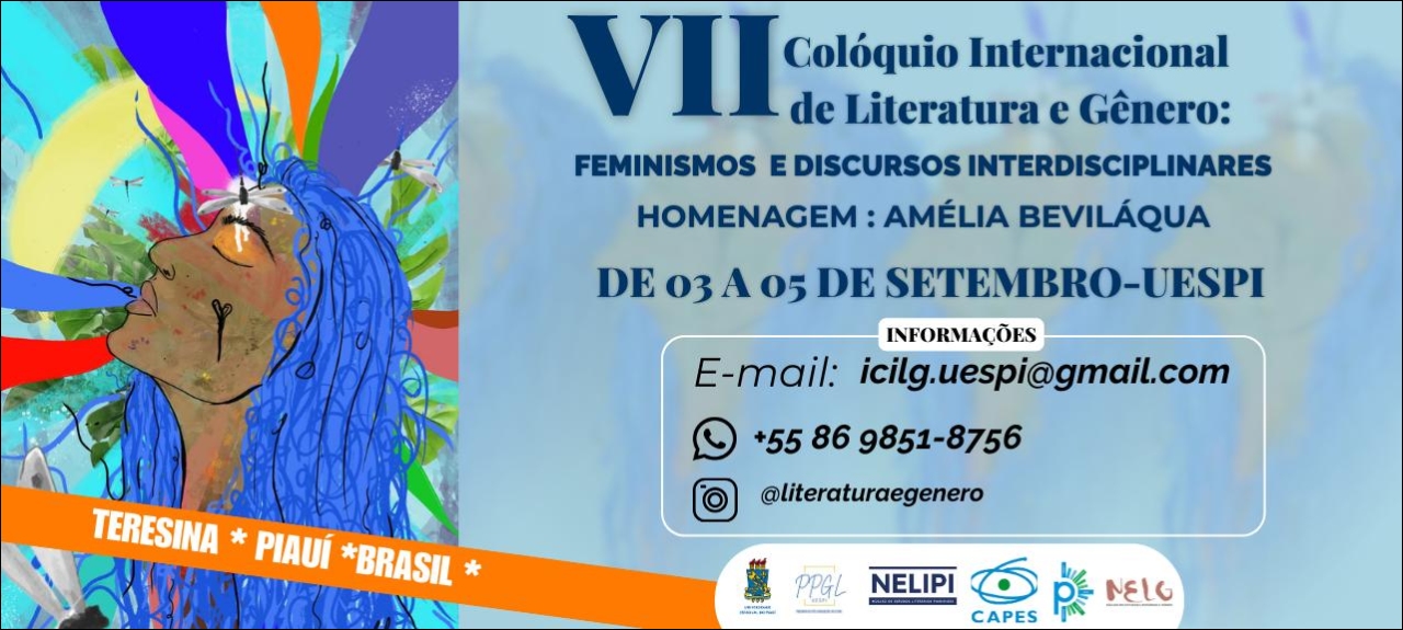 VII COLÓQUIO INTERNACIONAL DE LITERATURA E GÊNERO: FEMINISMOS  E DISCURSOS INTERDISCIPLINARES