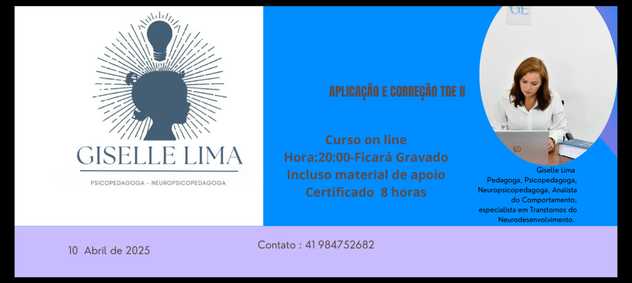 APLICAÇÃO E CORREÇÃO DO TDE II