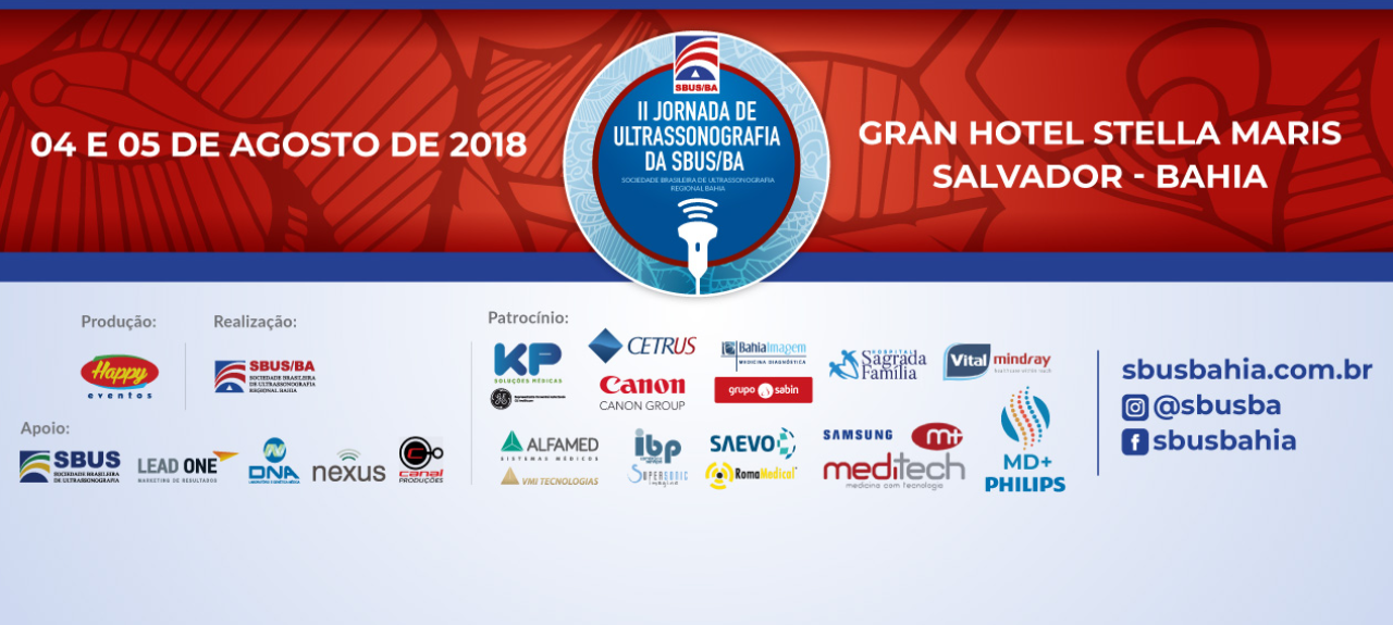 II Jornada de Ultrassonografia da SBUS/BA