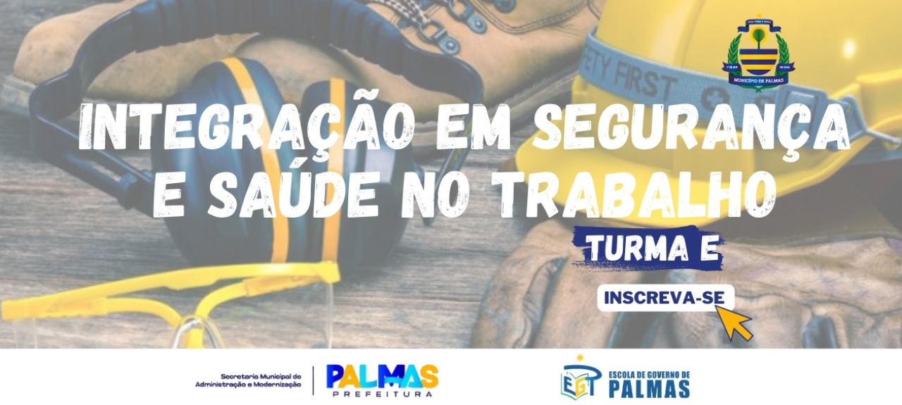 INTEGRAÇÃO EM SEGURANÇA E SAÚDE NO TRABALHO