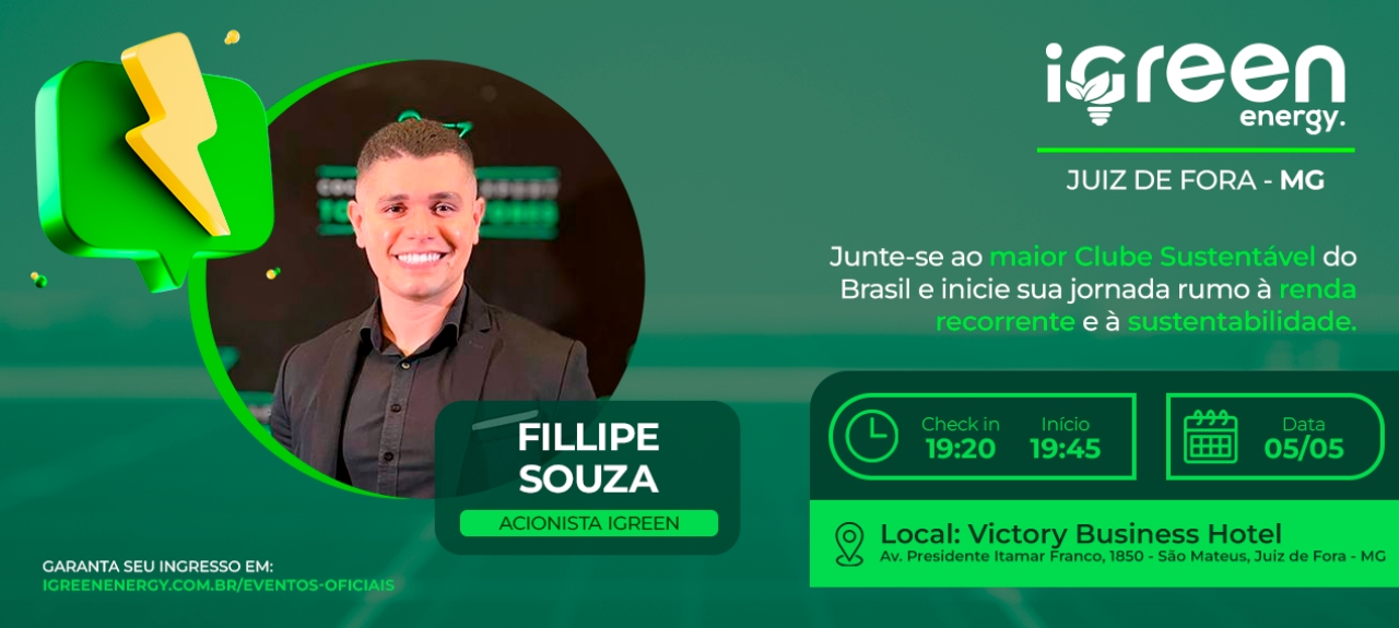 Evento Presencial iGreen - Juiz de Fora (MG) 05/05