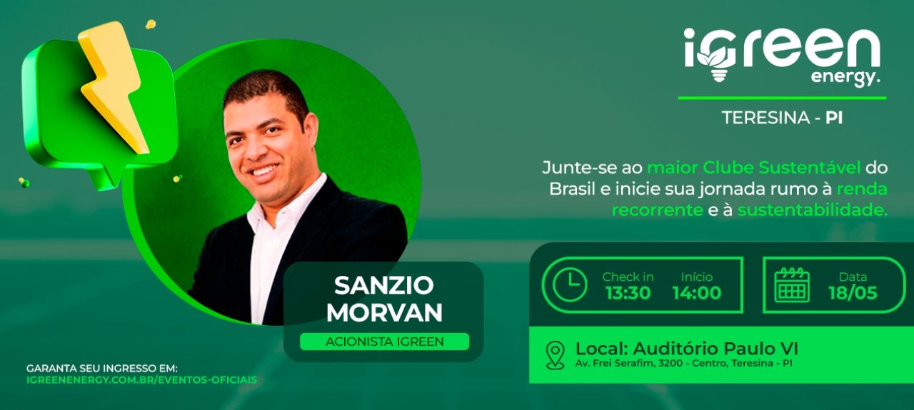 Evento Presencial iGreen - Teresina (PI) - 18/05