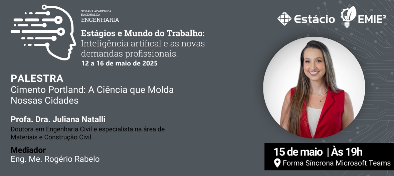 PALESTRA 4 - Cimento Portland: A Ciência que Molda Nossas Cidades