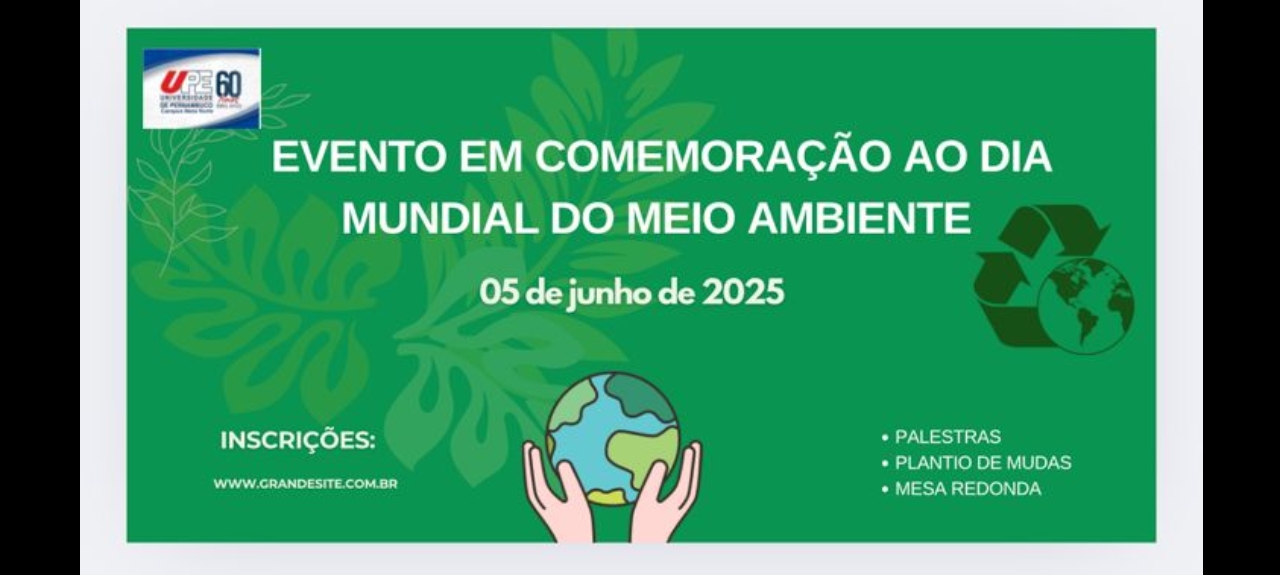 Evento em Comemoração ao Dia Mundial do Meio Ambiente