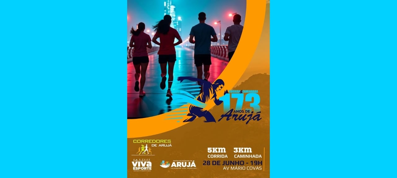 Corrida e Caminhada Aniversário de Arujá 2025 Night Run