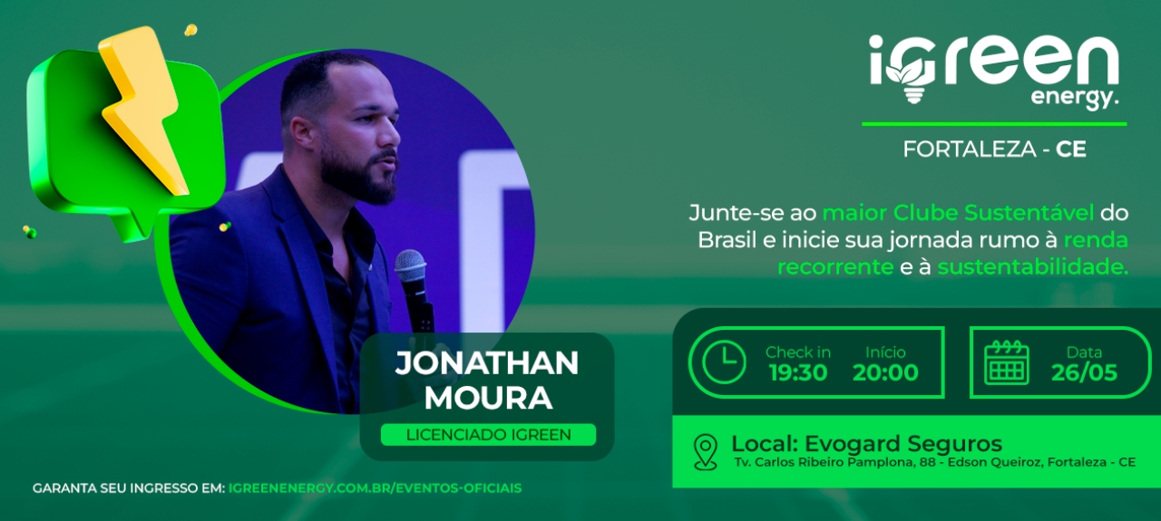Evento Presencial iGreen - Fortaleza (CE) 26/05