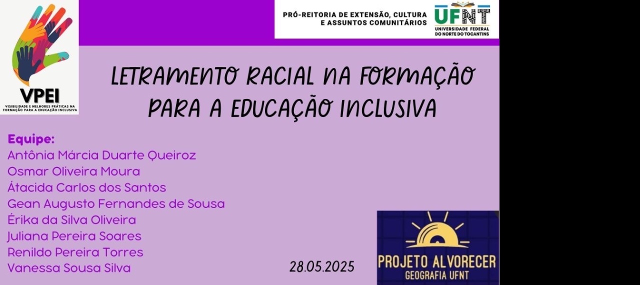 LETRAMENTO RACIAL NA FORMAÇÃO PARA A EDUCAÇÃO INCLUSIVA