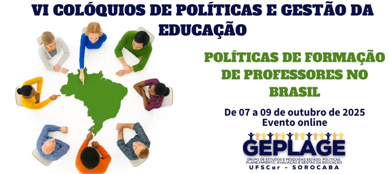 VI Colóquios de Políticas e Gestão da Educação