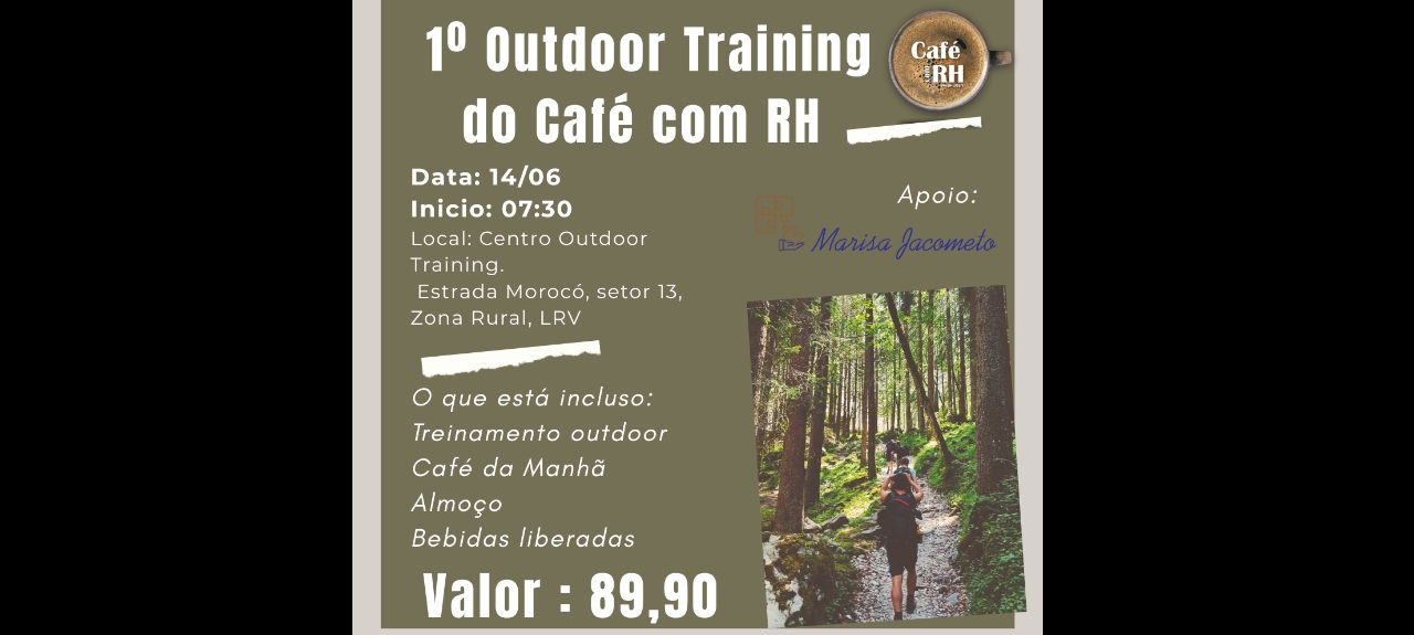 1º Outdoor Training do Café com RH