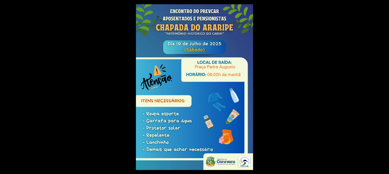 ENCONTRO DE APOSENTADOS E PENSIONISTAS DO PREVCAR - 19 de julho