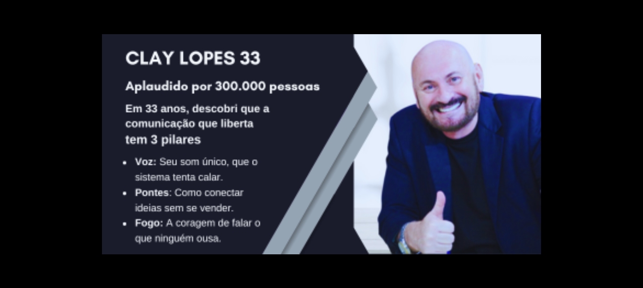 Workshop Presencial - Como Falar em Público com Clay Lopes em Itajobi SP