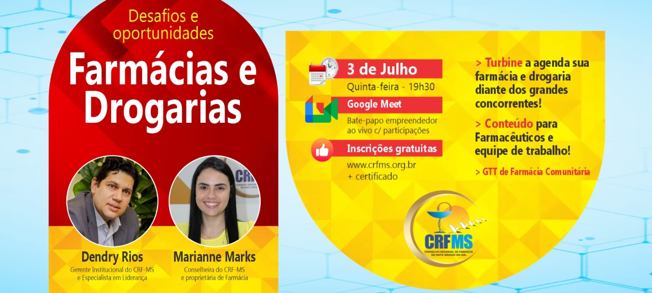 QualificaFarma CRF-MS: Oportunidades na Farmácia e Drogaria
