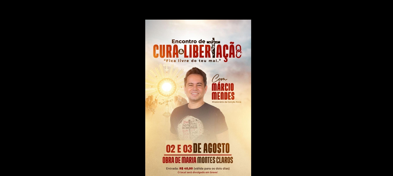 ENCONTRO DE CURA E LIBERTAÇÃO!  Com MARCIO MENDES