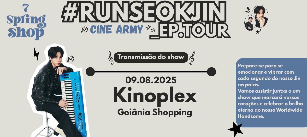 CINEARMY #RUNSEOKJIN_EP.TOUR in Goiânia