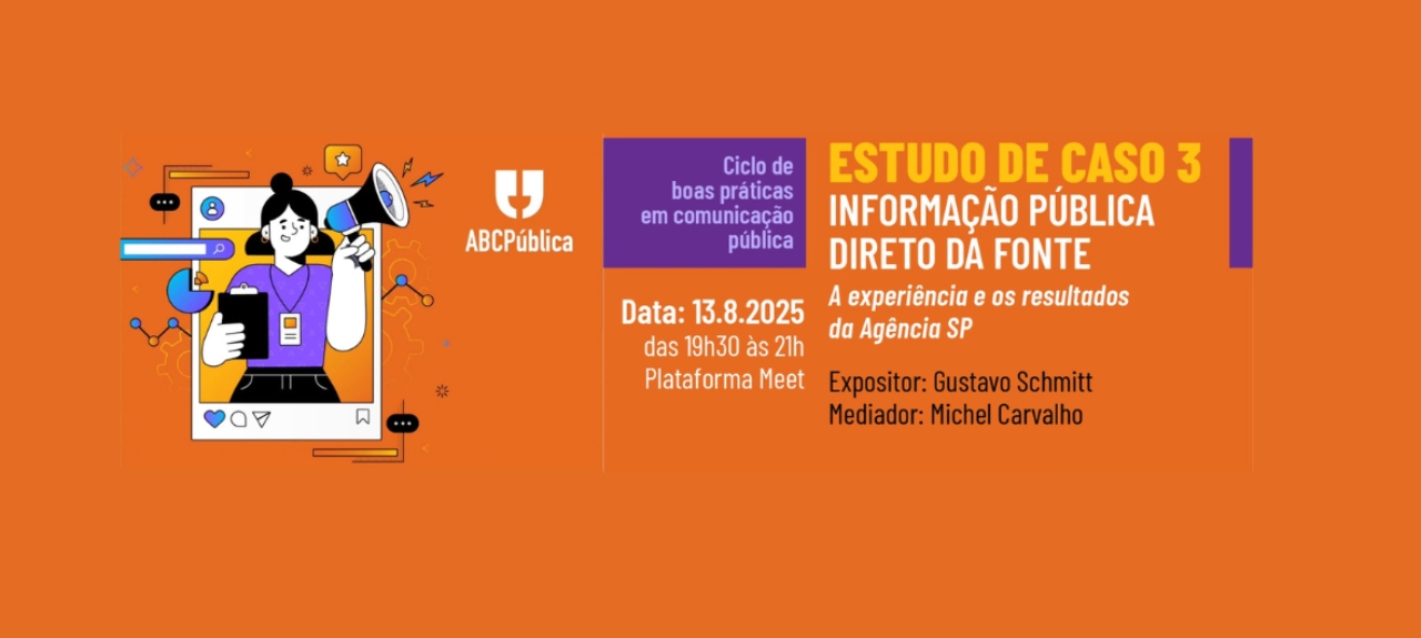 Informação pública direto da fonte – A criação da Agência de Notícias do Governo de SP
