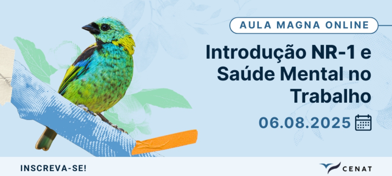 Aula Magna Online:  Introdução NR-1 e Saúde Mental no Trabalho