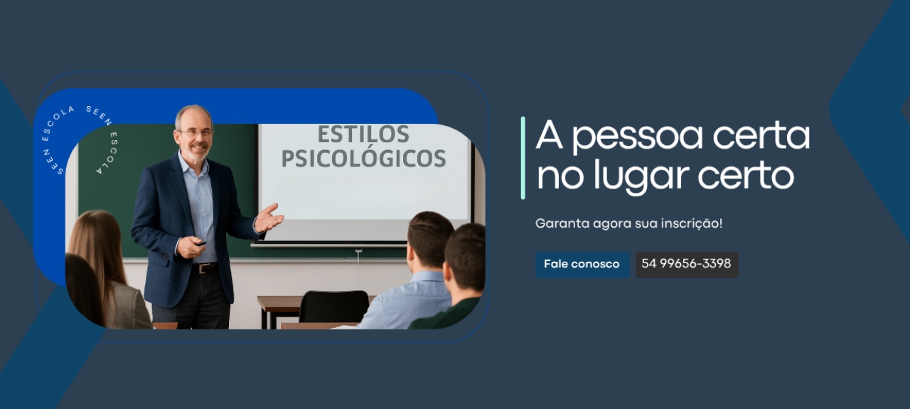 A pessoa certa no lugar certo