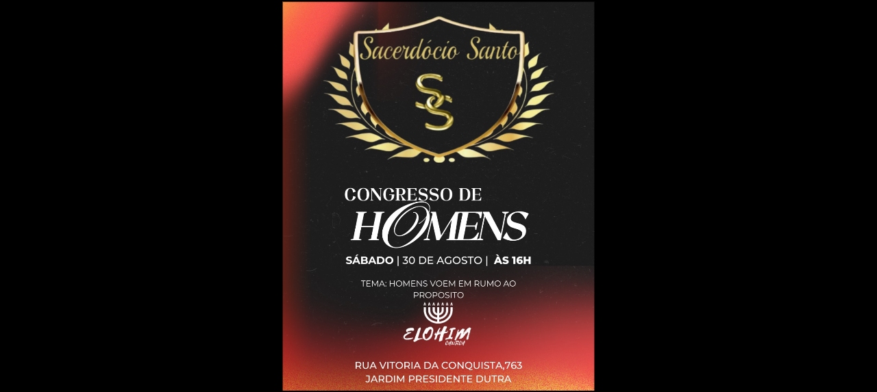 Congresso de homens 2025