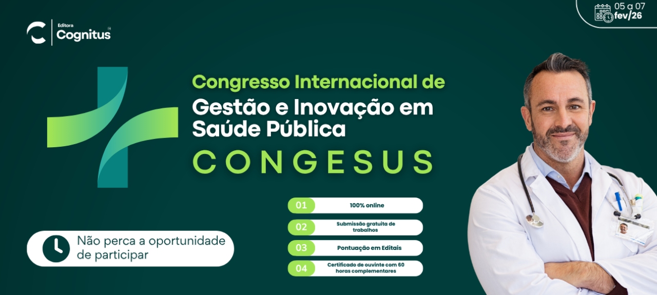 I Congresso Internacional de Gestão e Inovação em Saúde Pública (CONGESUS)