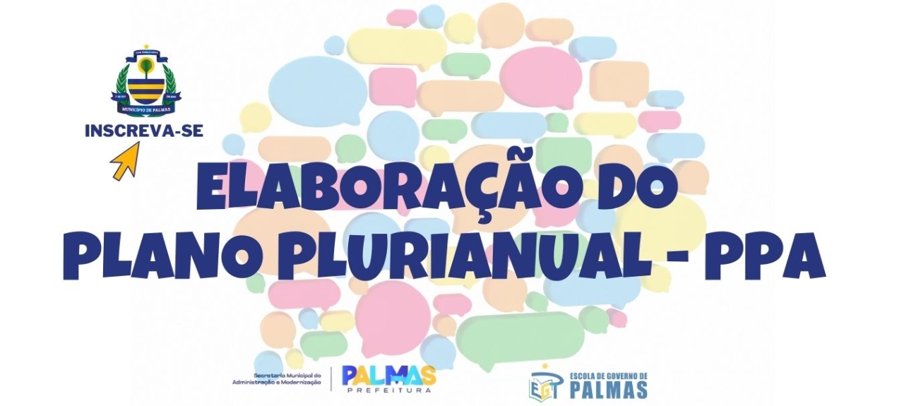 ELABORAÇÃO DO PLANO PLURIANUAL