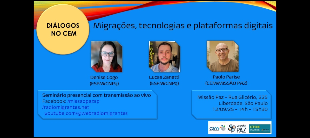 DIÁLOGOS NO CEM