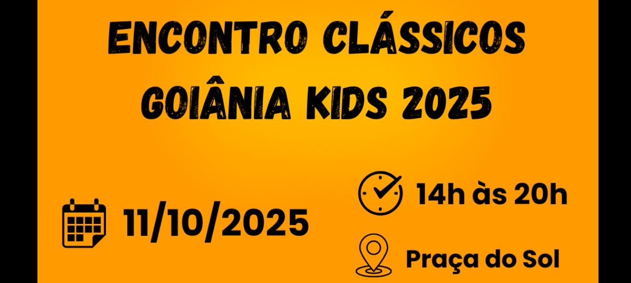 Encontro Clássicos Kids Goiânia