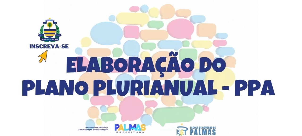 ELABORAÇÃO DO PLANO PLURIANUAL