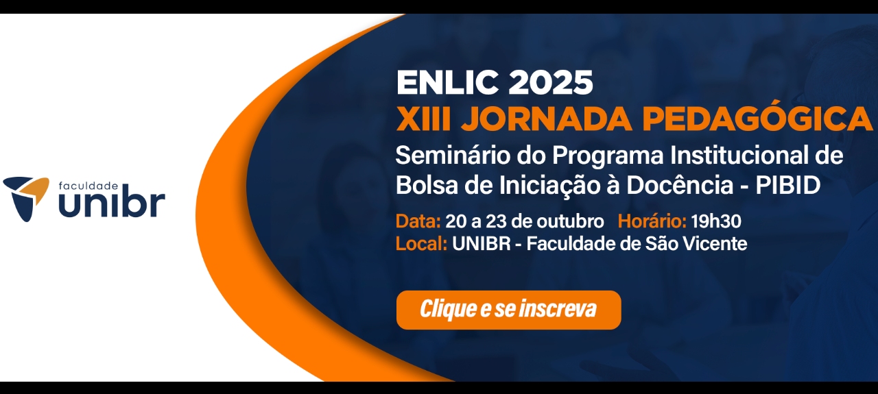 ENCONTRO DAS LICENCIATURAS – ENLIC 2025 ENCONTRO DAS LICENCIATURAS – ENLIC 2025