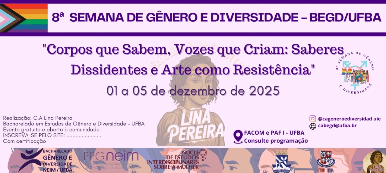 8ª Semana de Gênero e Diversidade da UFBA