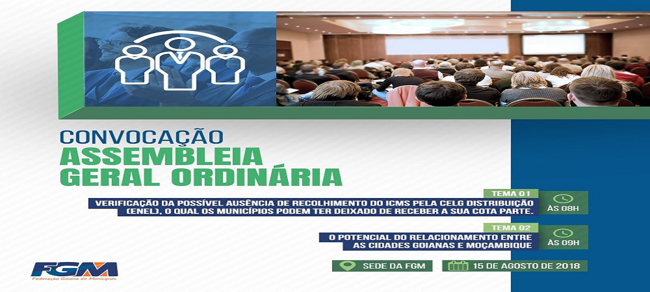 CONVOCAÇÃO ASSEMBLÉIA GERAL ORDINÁRIA