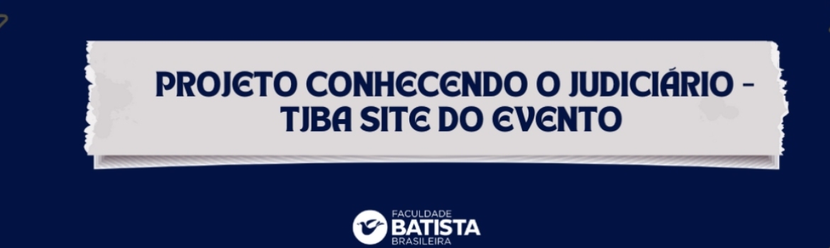 Projeto Conhecendo o Judiciário 2026.2
