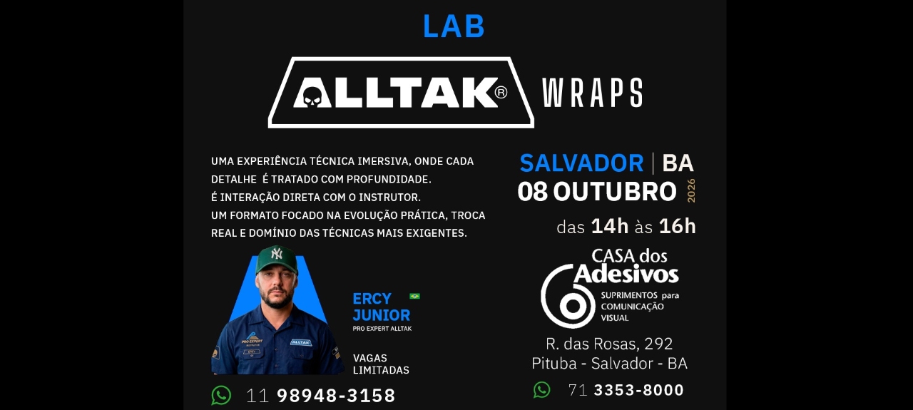 ALLTAK LAB - CASA DOS ADESIVOS - SALVADOR/BA