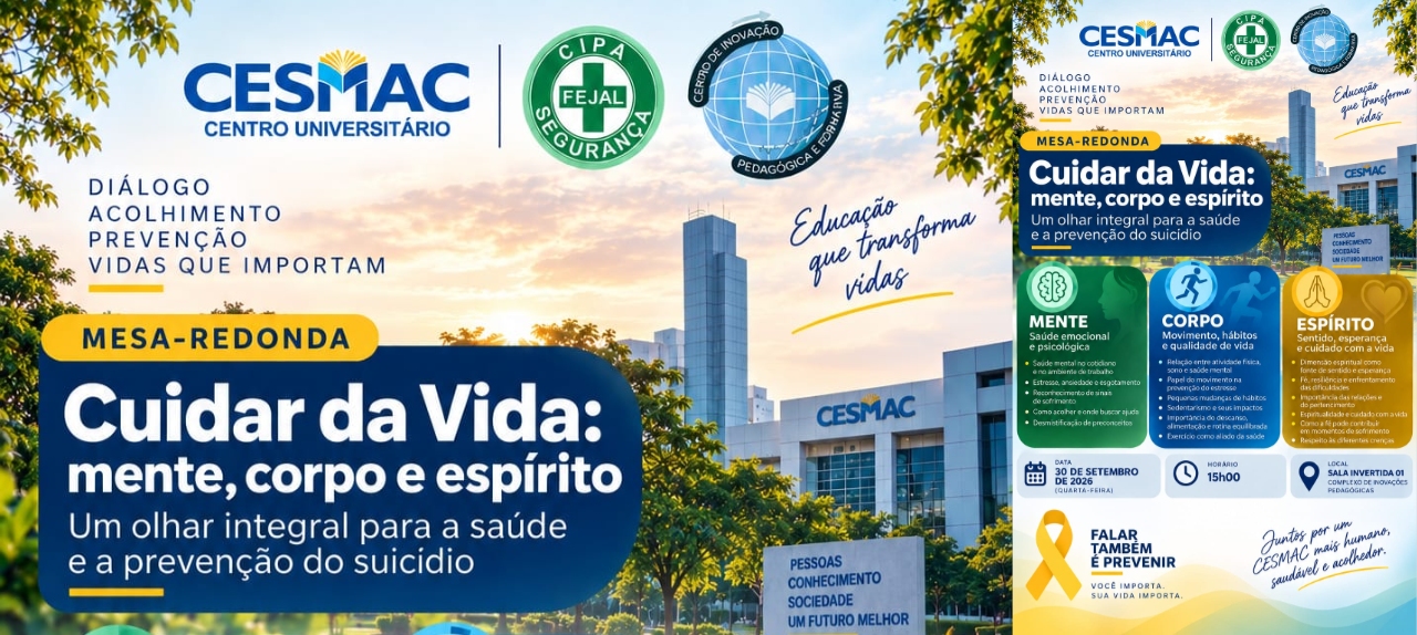 Mesa Redonda - Cuidar da Vida: Mente, Corpo e espírito