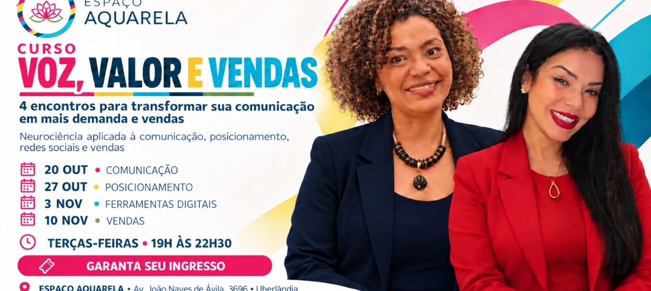 VOZ, VALOR E VENDAS