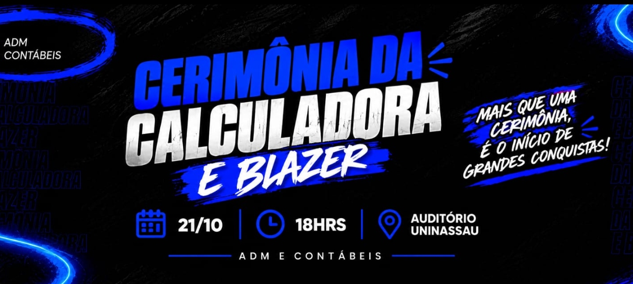 Cerimônia da calculadora e do Blazer - UNINASSAU