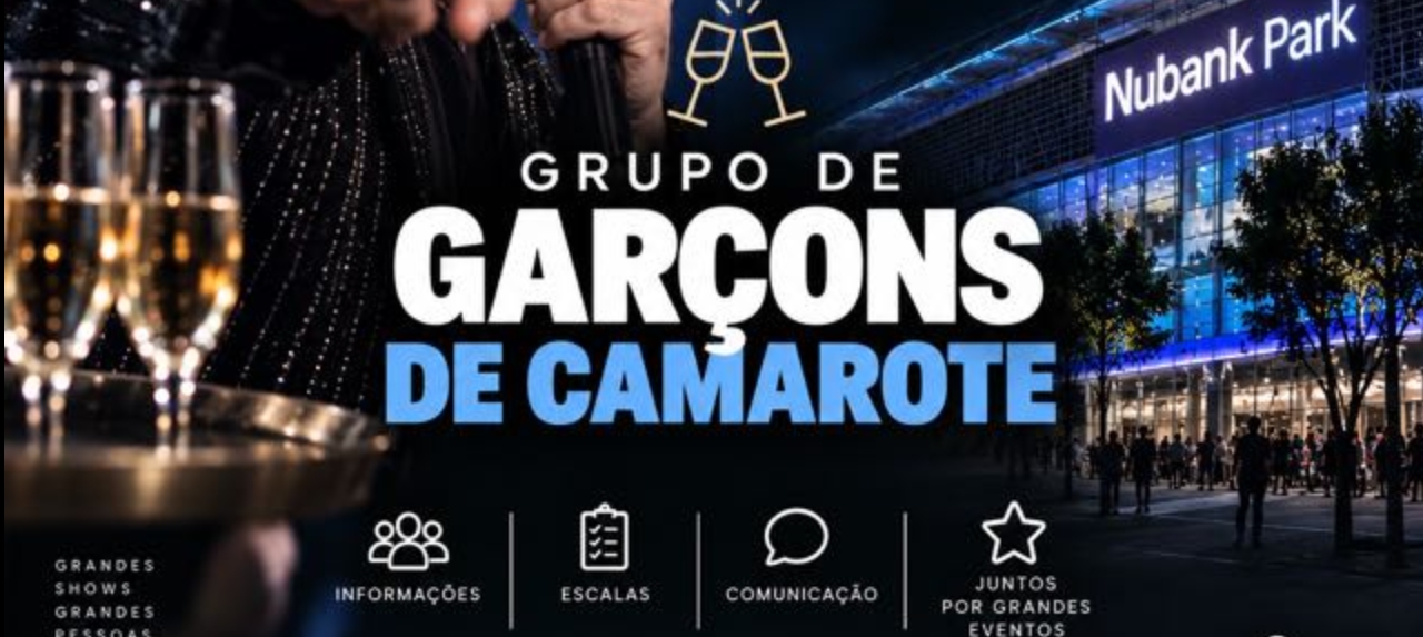ATT GARÇOM NUBANK 13/10 TERÇA ATÉ AS 11H30