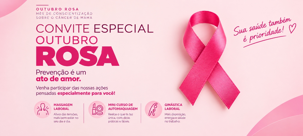 Outubro Rosa: Juntas pelo Cuidado