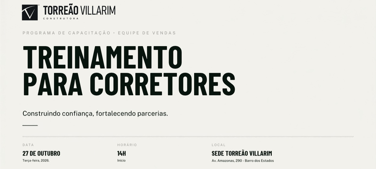 Treinamento para Corretores