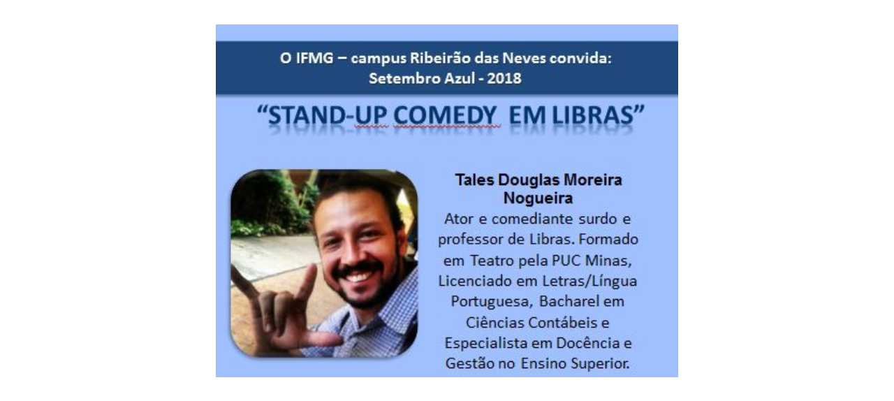 Setembro azul - Stand up comedy