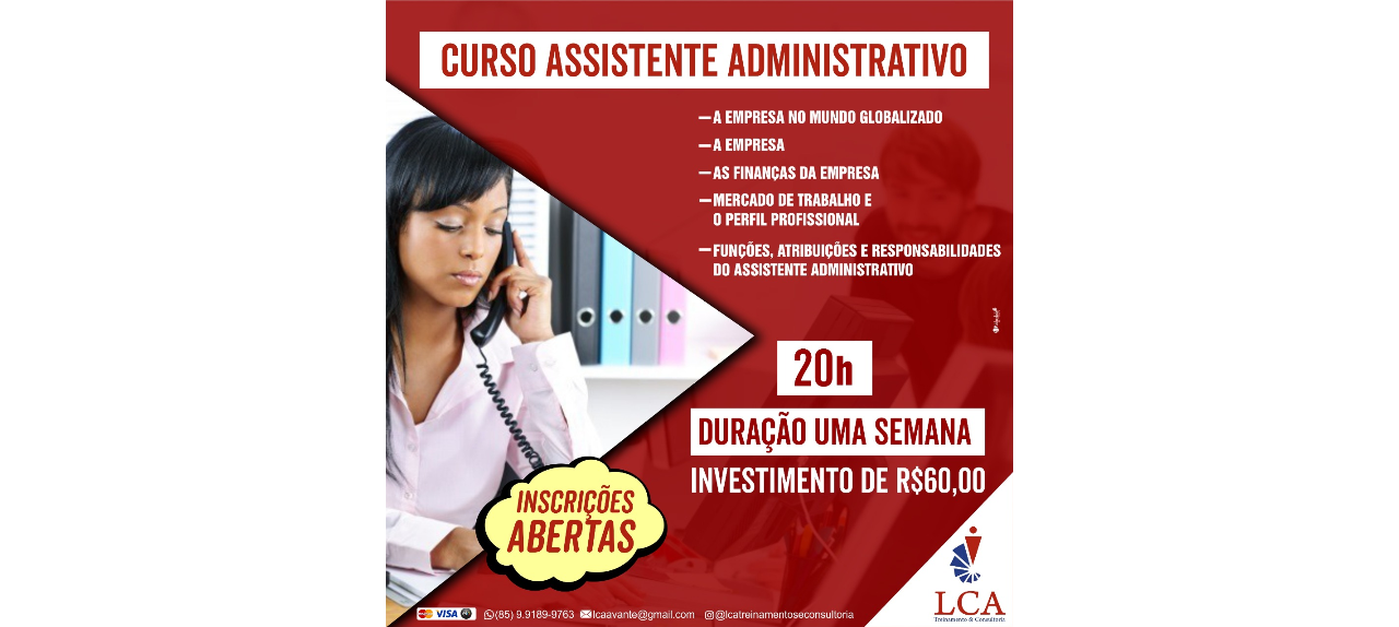 CURSO DE ASSISTENTE ADMINISTRATIVO