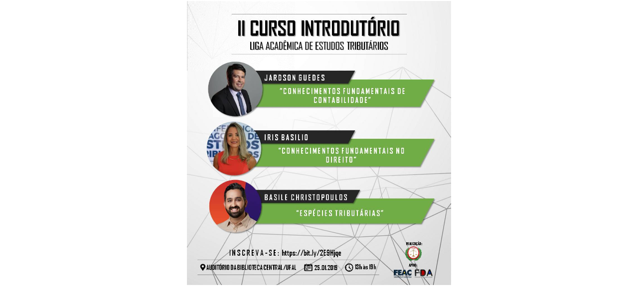 II CURSO INTRODUTÓRIO - LAET/UFAL