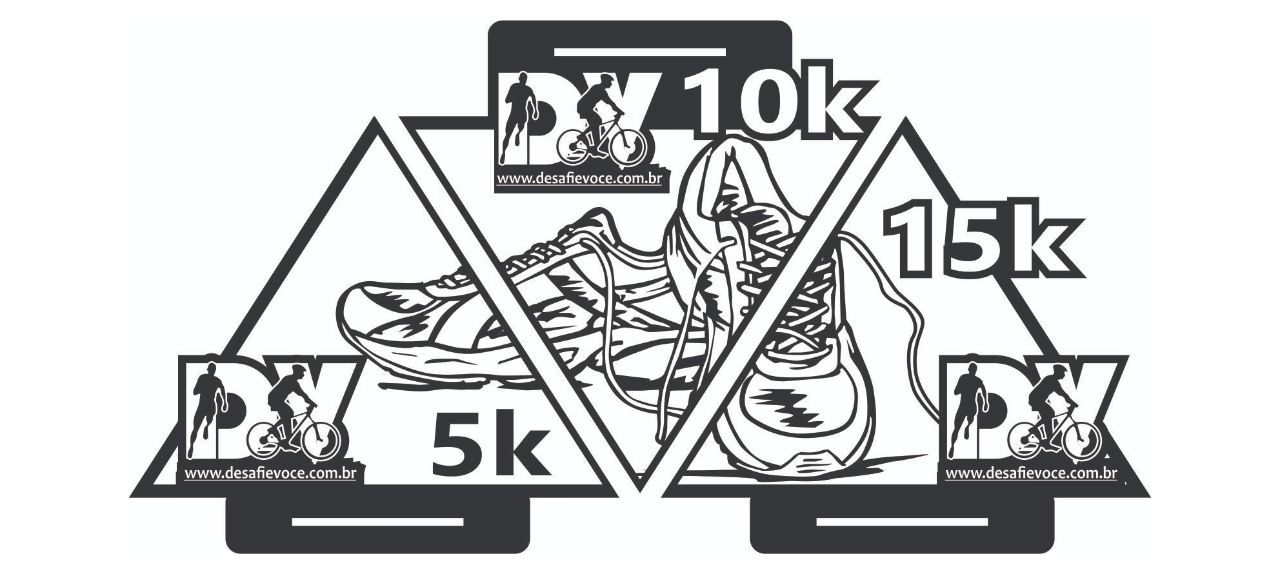 DESAFIO MANDALA EVOLUÇÃO CORRIDA 2019 - 3 DESAFIOS