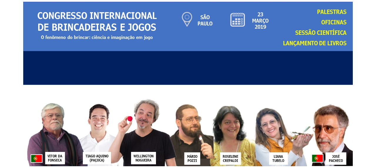 CONGRESSO INTERNACIONAL DE BRINCADEIRAS E JOGOS