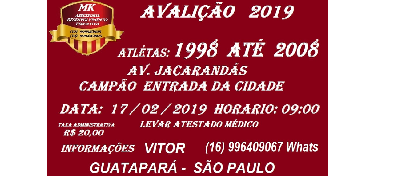 Avaliação em GUATAPARÁ