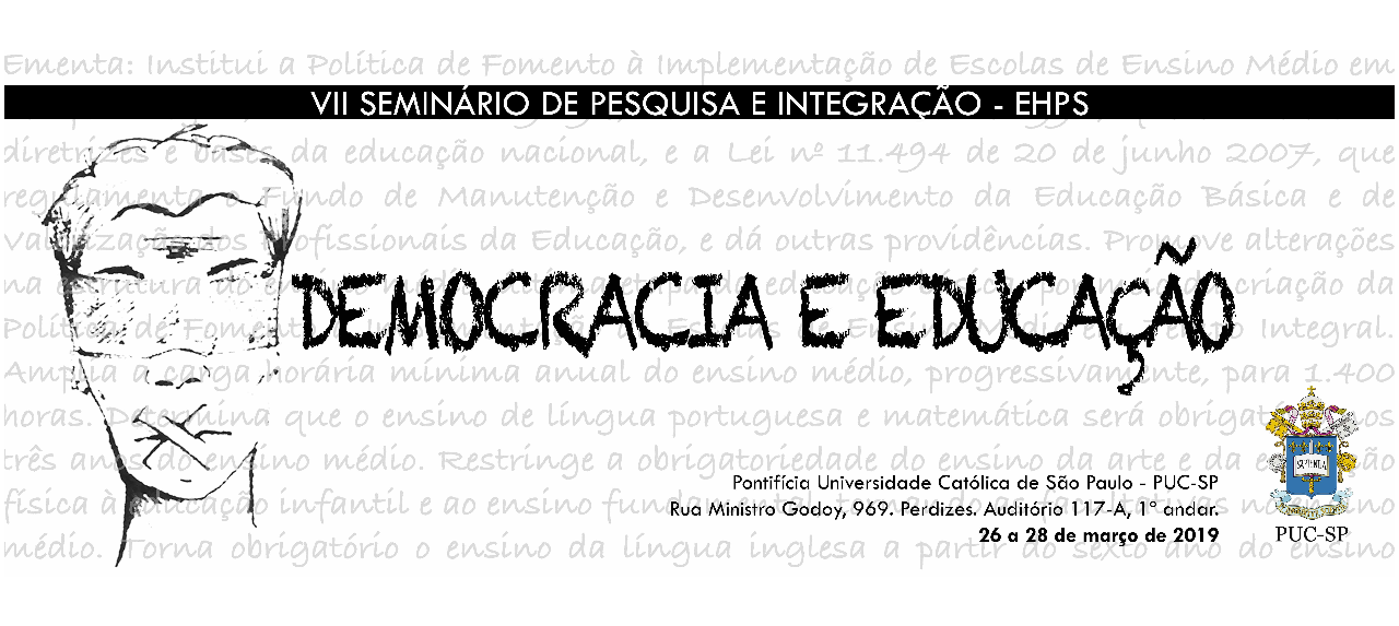 VII Seminário de Pesquisa e Integração EHPS